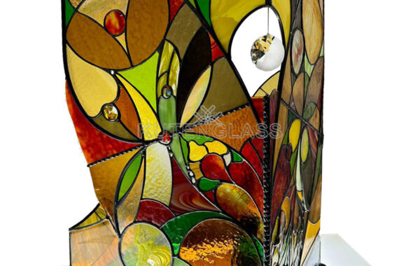 Stained glass sculpture YARYLO