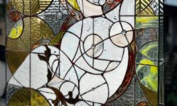 Stained glass sculpture SIREN